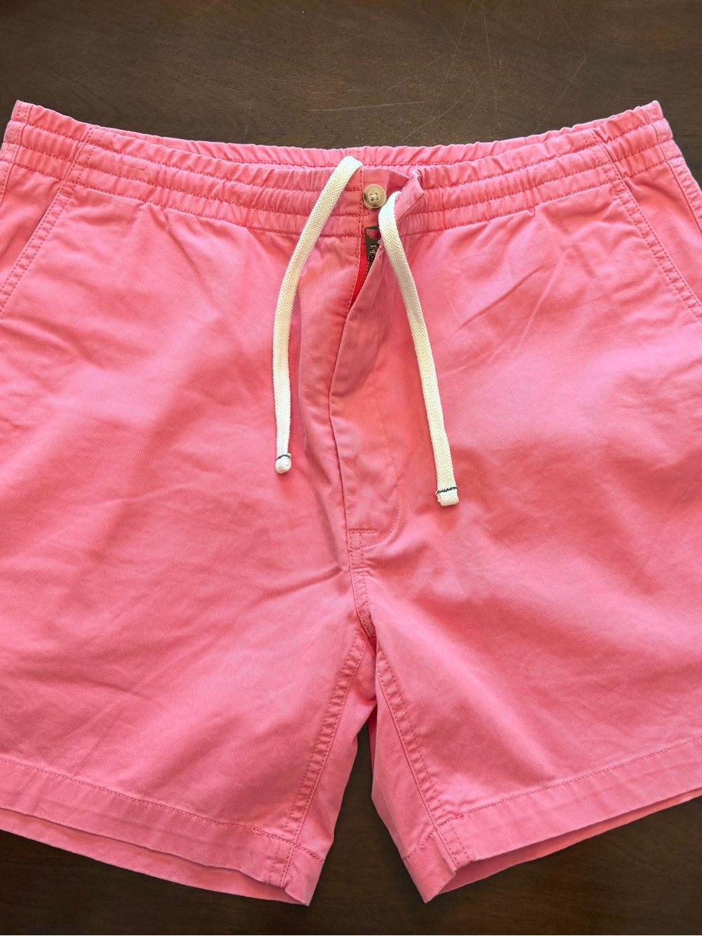 Polo Ralph Lauren Pink Drawstring Cotton Shorts